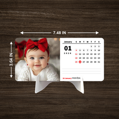 Cute Little Baby Premium Table Desk Calendar