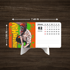 Chainsaw Premium Table Desk Calendar