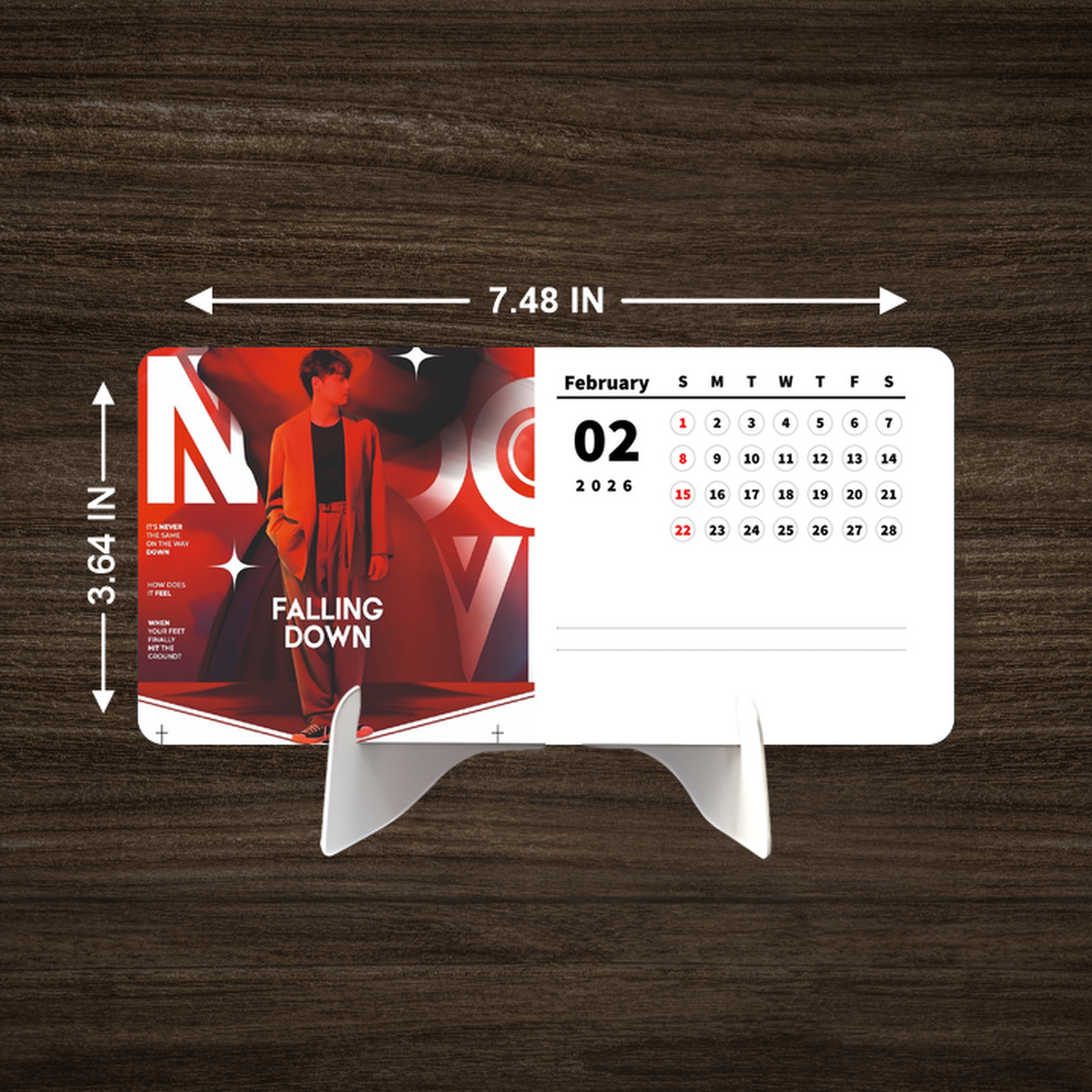 WORLD Singers Premium Table Desk Calendar