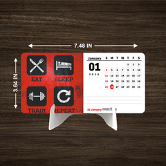 Motivational Quotes for Success Premium Table Desk Calendar