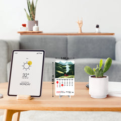 Nature View Premium Table Desk Calendar – 2026