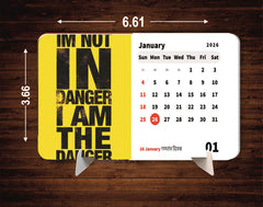 Quotes About Success Premium Table Desk Calendar – 2026