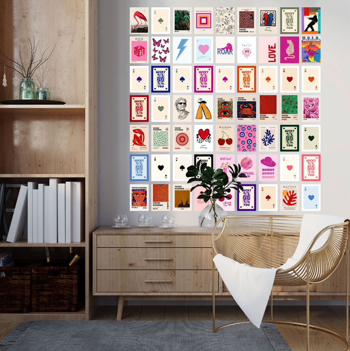 The Abstract Gallery Pack | Super 60 Posters Set