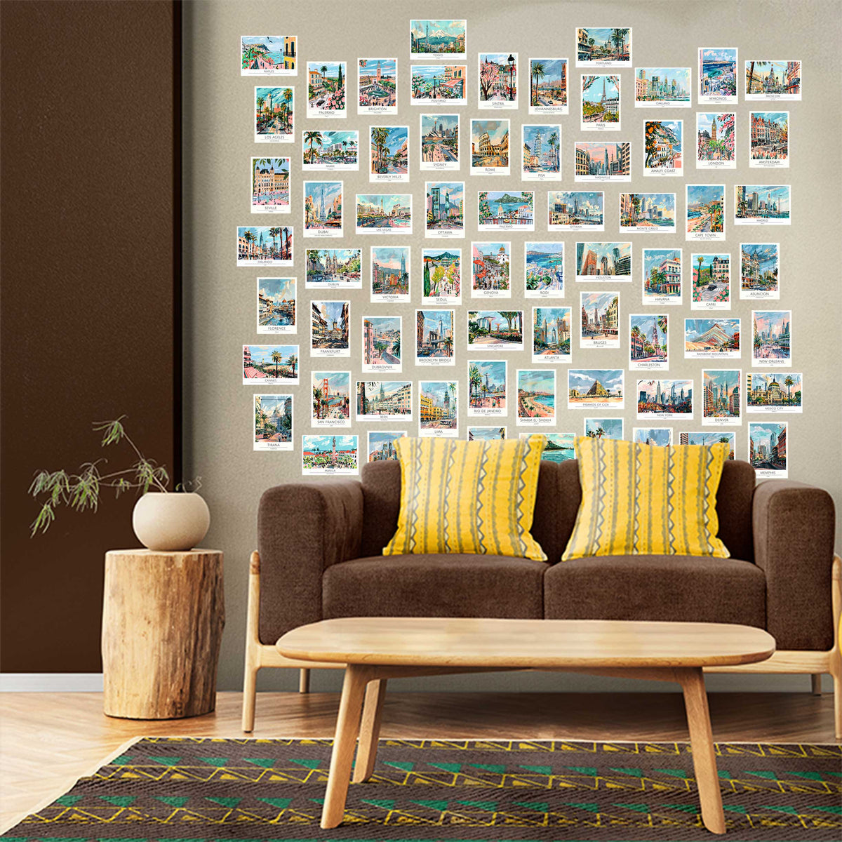 Classic Travel Destinations | Super 60 Posters Set