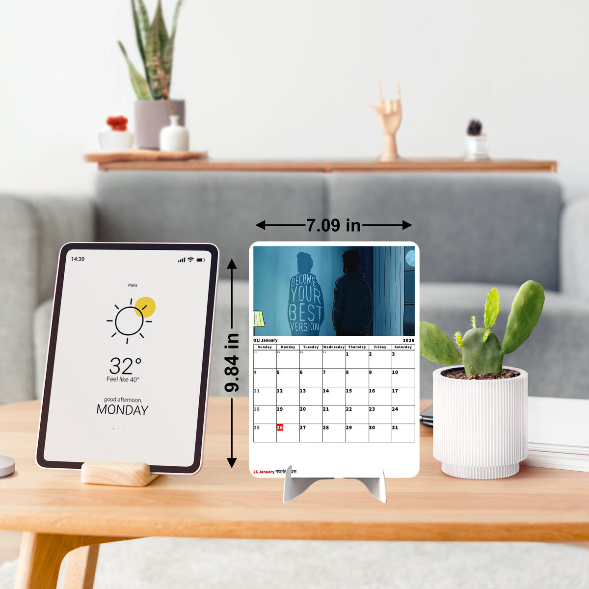 Bodybuilding Premium Table Desk Calendar
