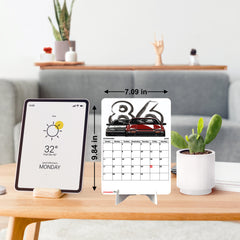 Shelby Mustang Premium Table Desk Calendar