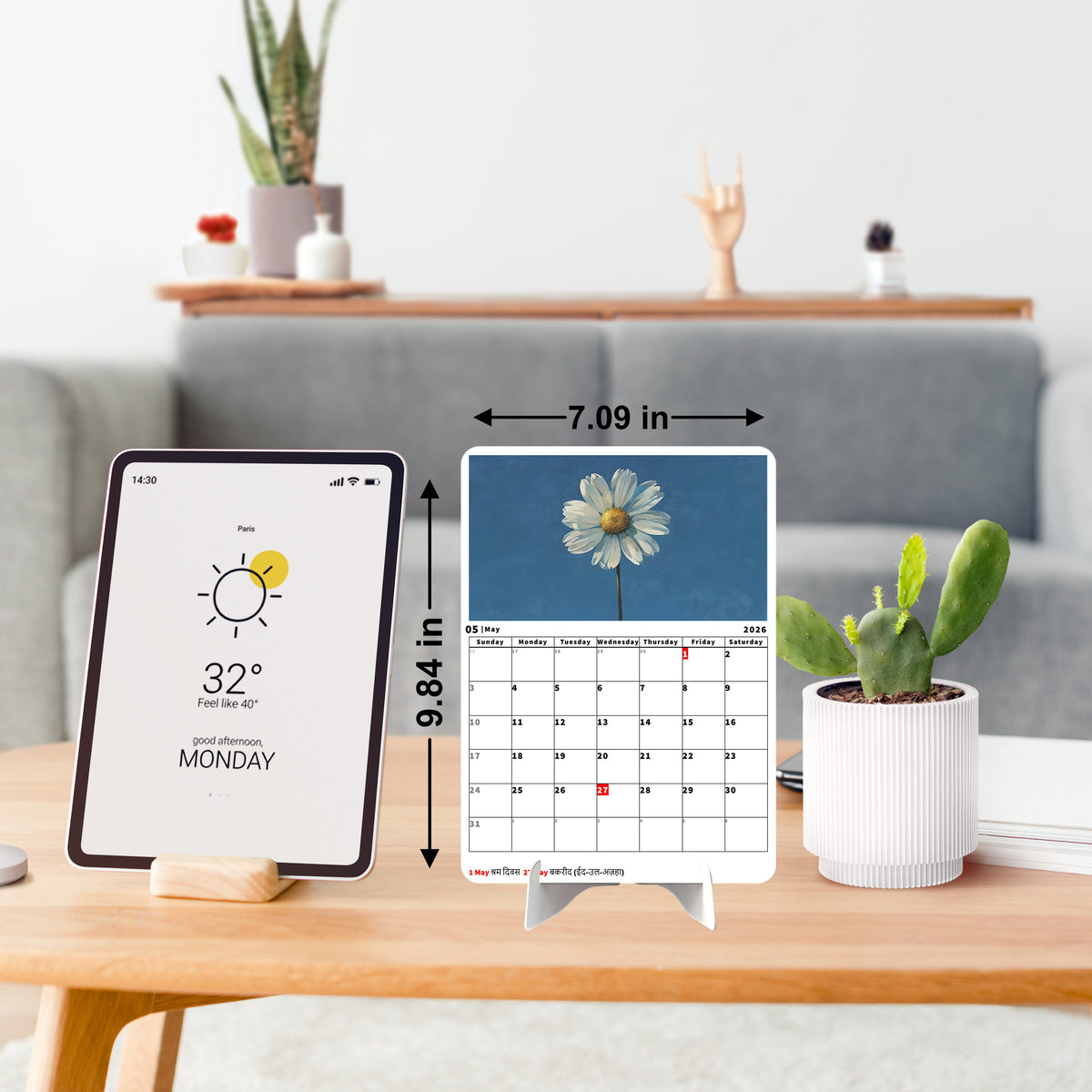 Valleys Premium Table Desk Calendar