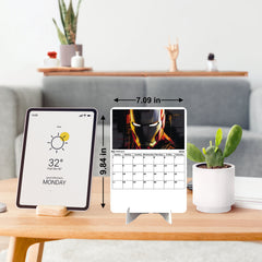 SUPER ANIME MAN Premium Table Desk Calendar