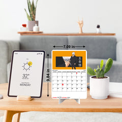 Gojo and Yuji Premium Table Desk Calendar