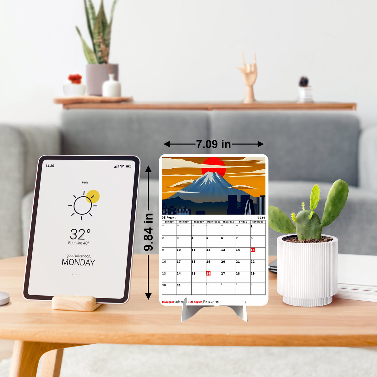 DREAM City Premium Table Desk Calendar
