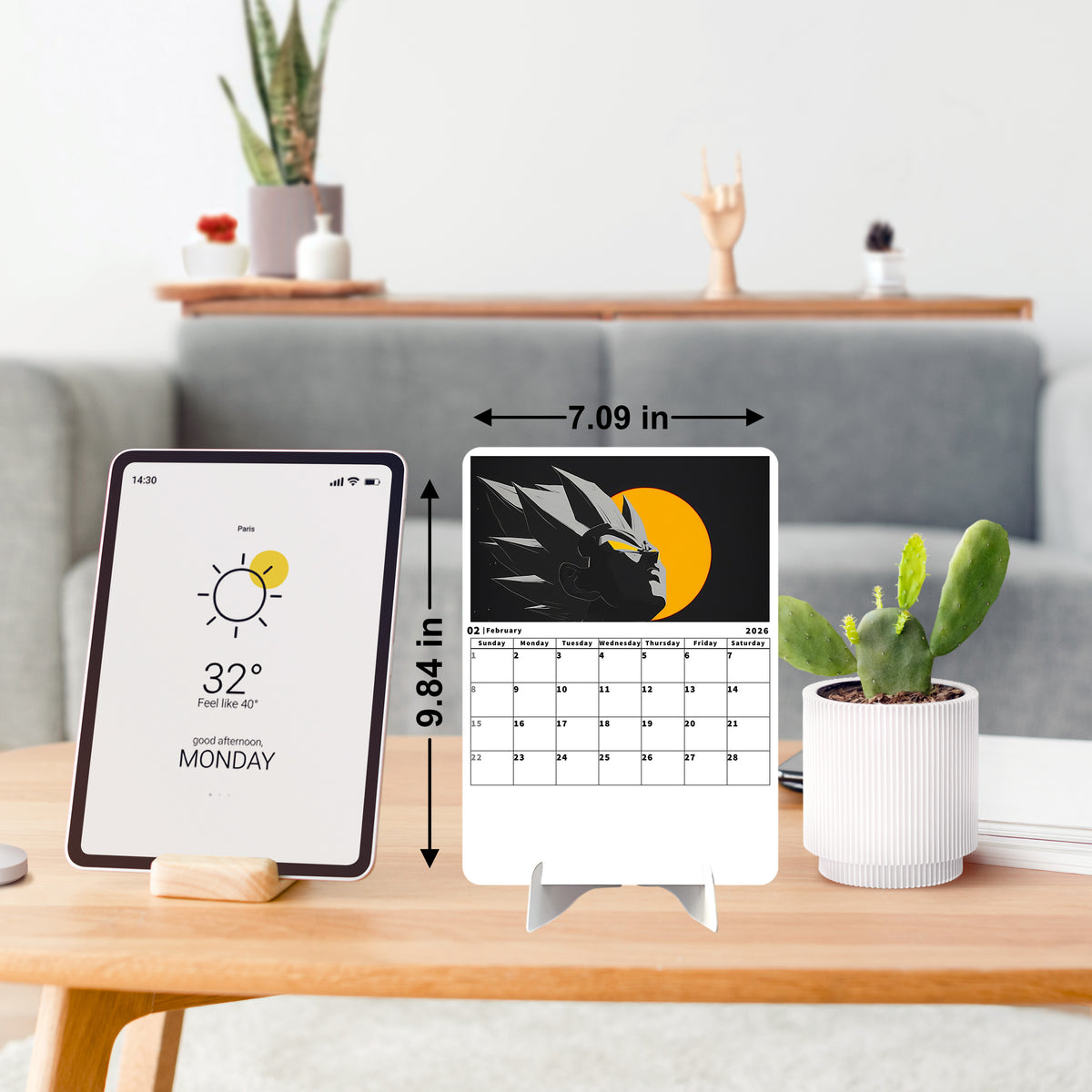 GOKU Premium Table Desk Calendar