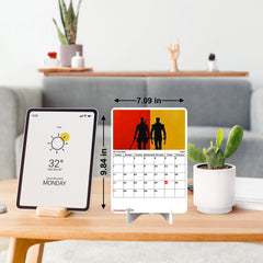 SUPER VILLAIN Premium Table Desk Calendar