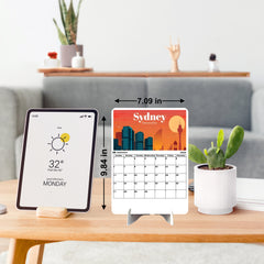 Sky High City Premium Table Desk Calendar