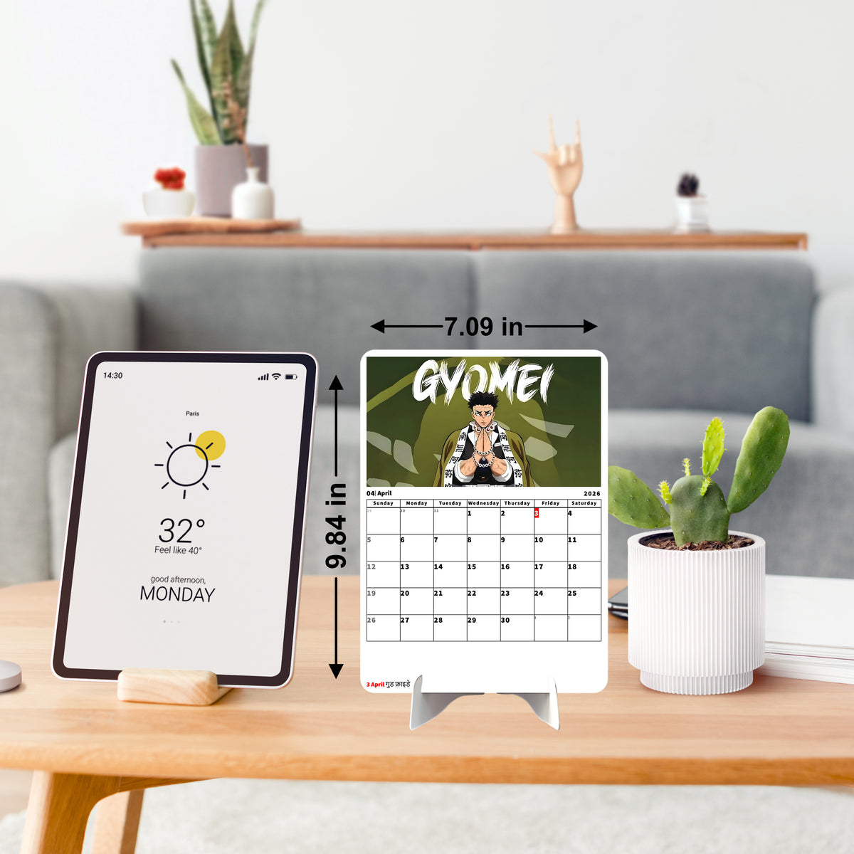 Demon Premium Table Desk Calendar