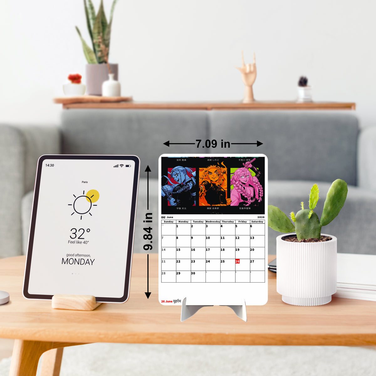 Slayer Premium Table Desk Calendar