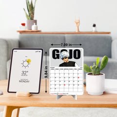 Satoru Gojo Premium Table Desk Calendar