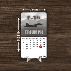 Air FIGHTER PLANE Beast Premium Table Desk Calendar