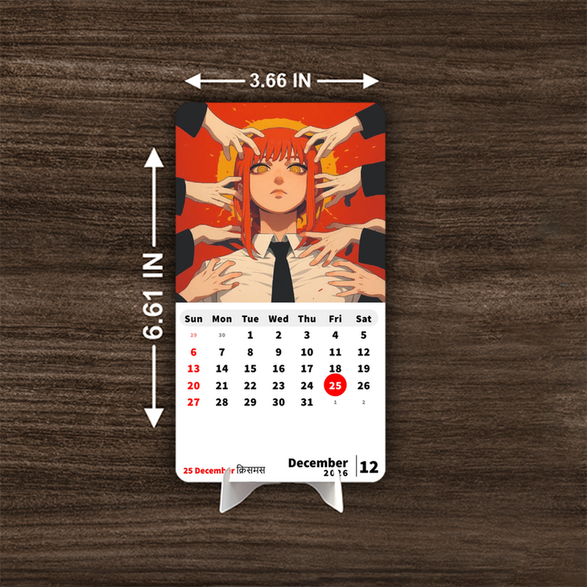 Chainsaw Premium Table Desk Calendar