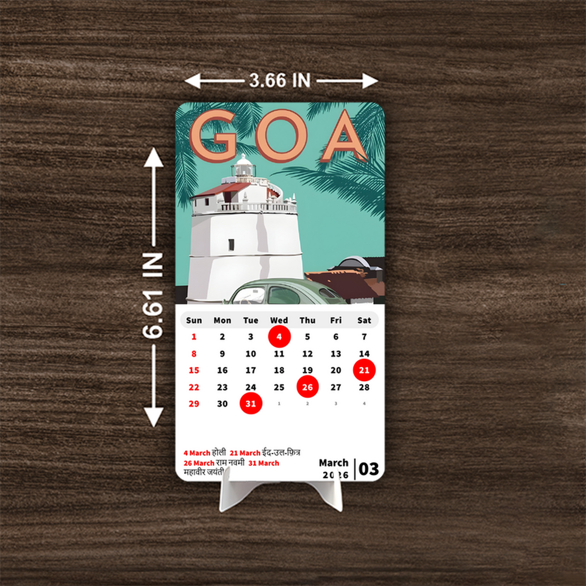 City Place Premium Table Desk Calendar