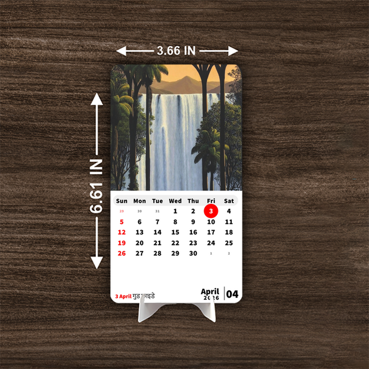 Forest Dreams Premium Table Desk Calendar
