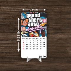 Grand Theft Auto Premium Table Desk Calendar