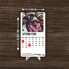 International POP Singers Premium Table Desk Calendar