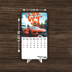 SUPER Car Premium Table Desk Calendar