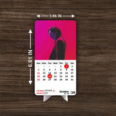 SUPER VILLAIN Premium Table Desk Calendar