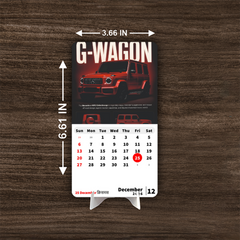 Super fast CAR Premium Table Desk Calendar
