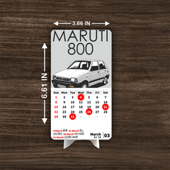 fast CAR Premium Table Desk Calendar