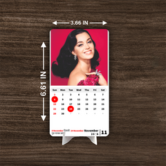 POP Singers Premium Table Desk Calendar