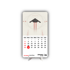 Air FIGHTER PLANE Beast Premium Table Desk Calendar