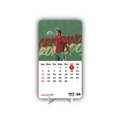 FOOTALL KING Premium Table Desk Calendar
