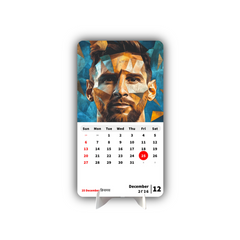 FOOTALL MAN Premium Table Desk Calendar