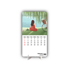 GREEN Valley Premium Table Desk Calendar