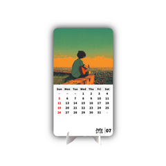 Nature’s River Glow Premium Table Desk Calendar