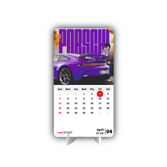 SUPER Car Collection Premium Table Desk Calendar