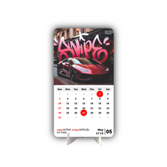 SUPER Car Premium Table Desk Calendar