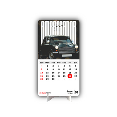 fast CAR Premium Table Desk Calendar