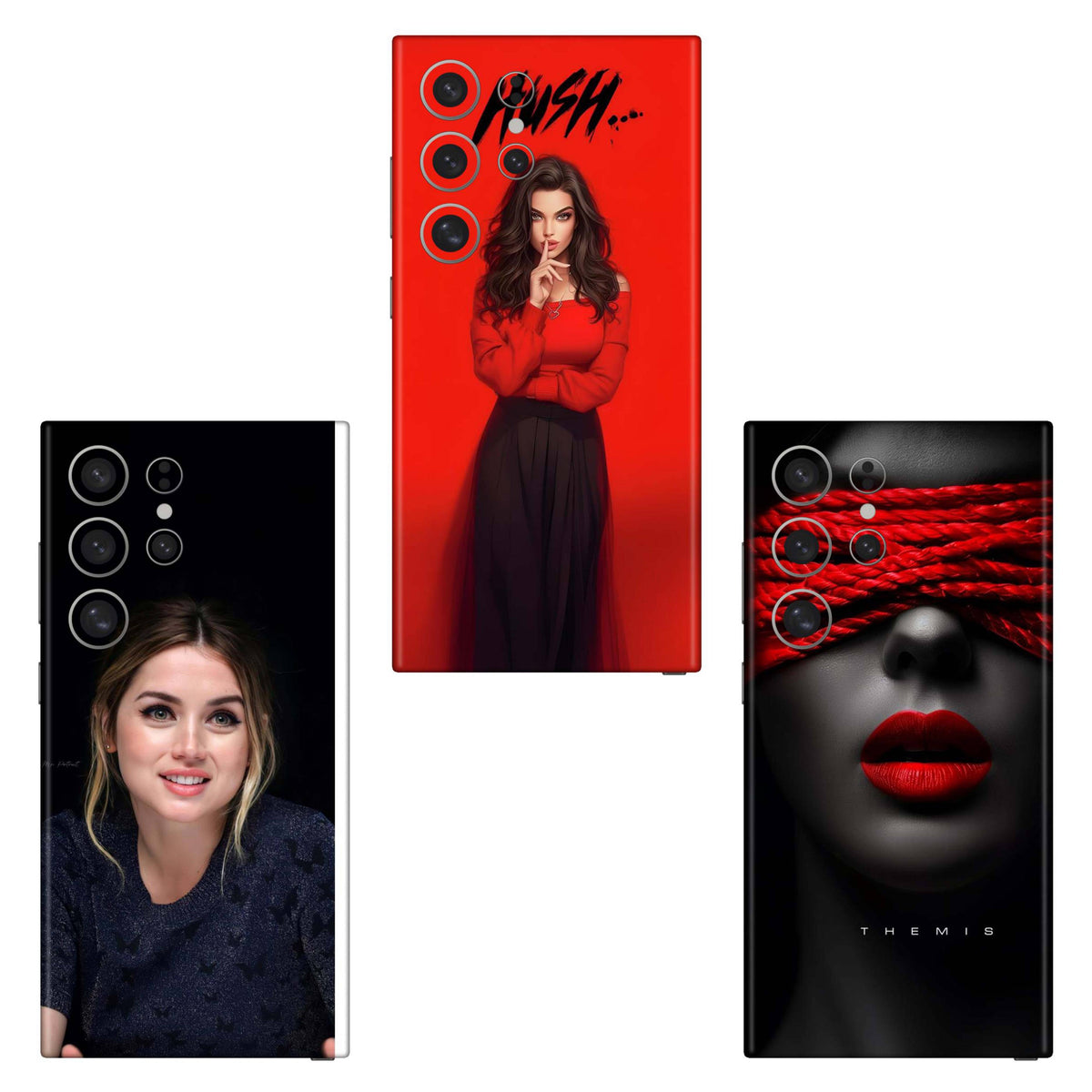 Combo 302 Mobile Skin Pack Of 3 Combo