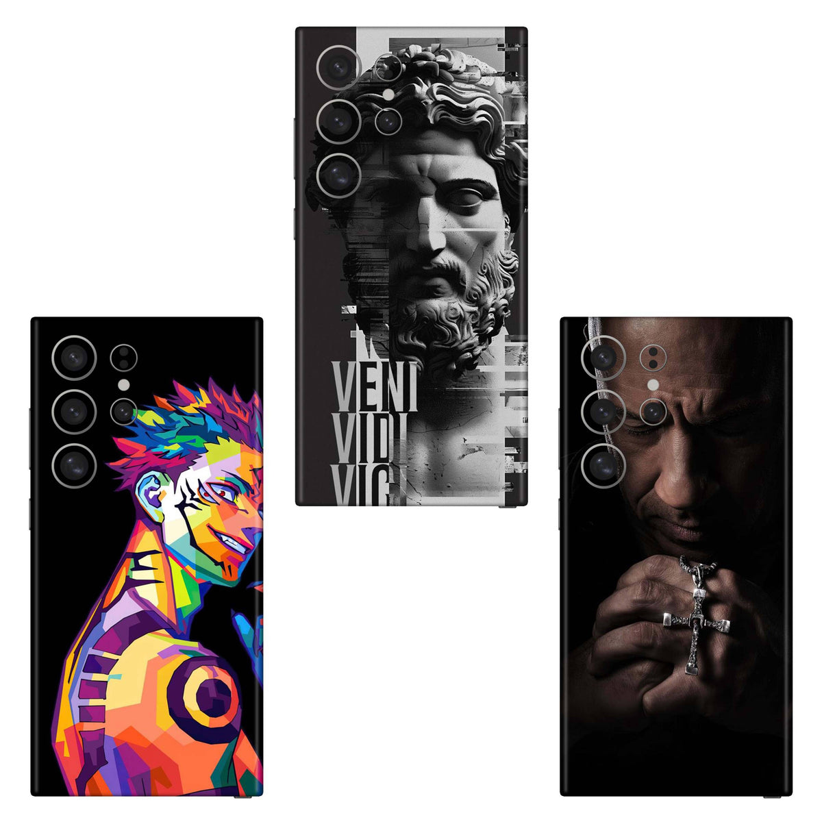 Combo 306 Mobile Skin Pack Of 3 Combo