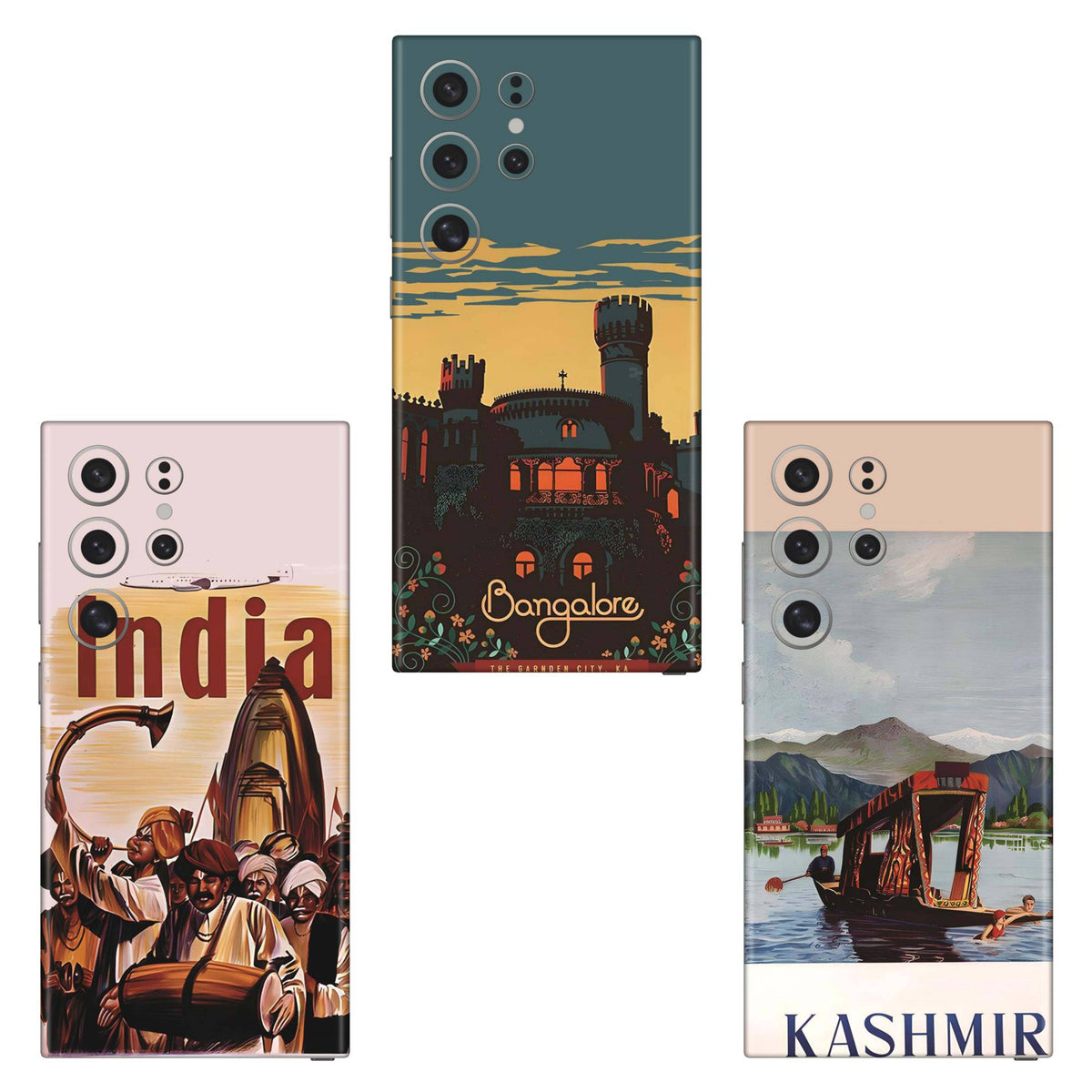 Combo 318 Mobile Skin Pack Of 3 Combo