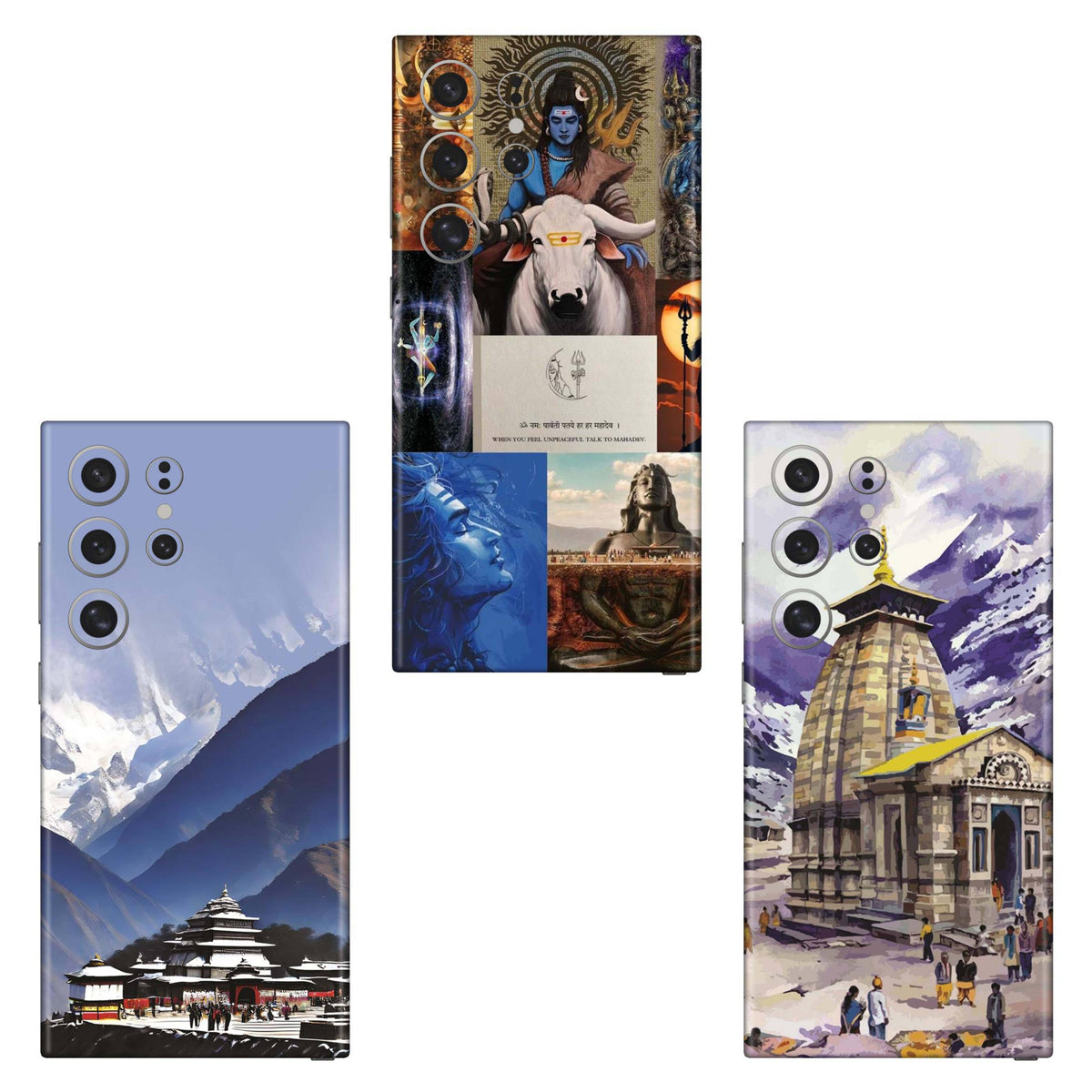 Combo 321 Mobile Skin Pack Of 3 Combo