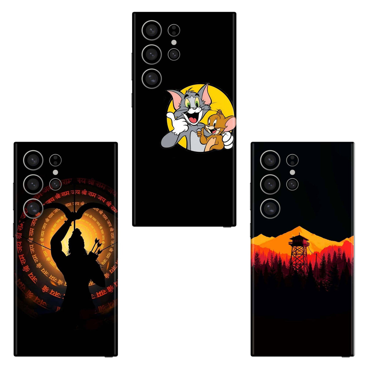 Combo 322 Mobile Skin Pack Of 3 Combo