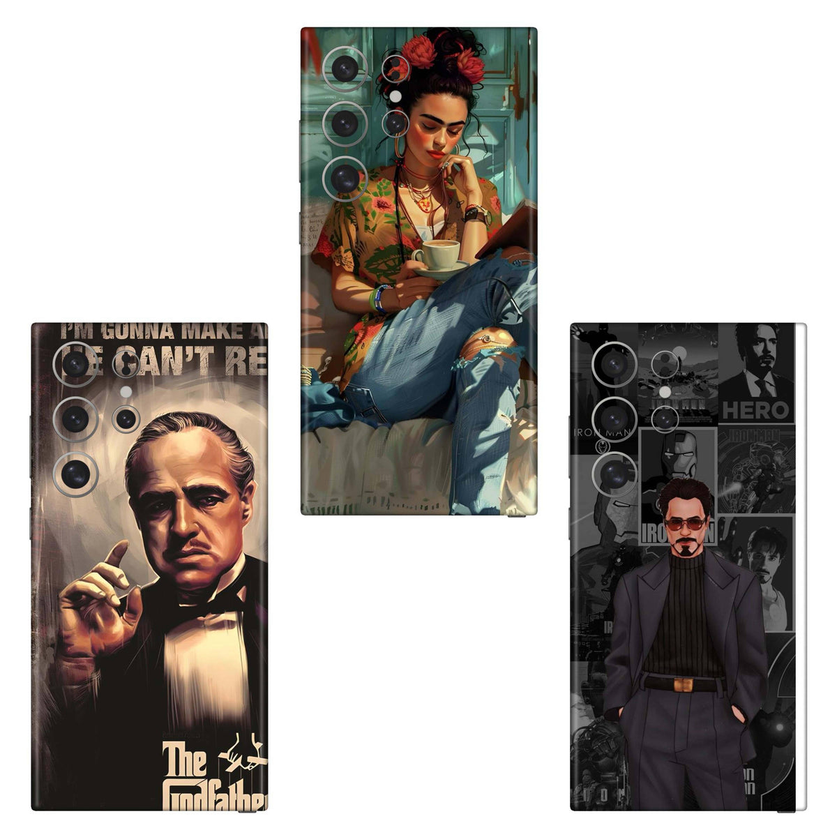 Combo 323 Mobile Skin Pack Of 3 Combo
