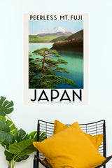Peerless Mt. Fuji Japan Government Railways Vintage Travel Paper Poster (City Posters)