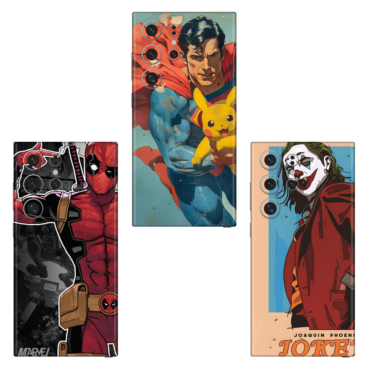 Combo 338 Mobile Skin Pack Of 3 Combo