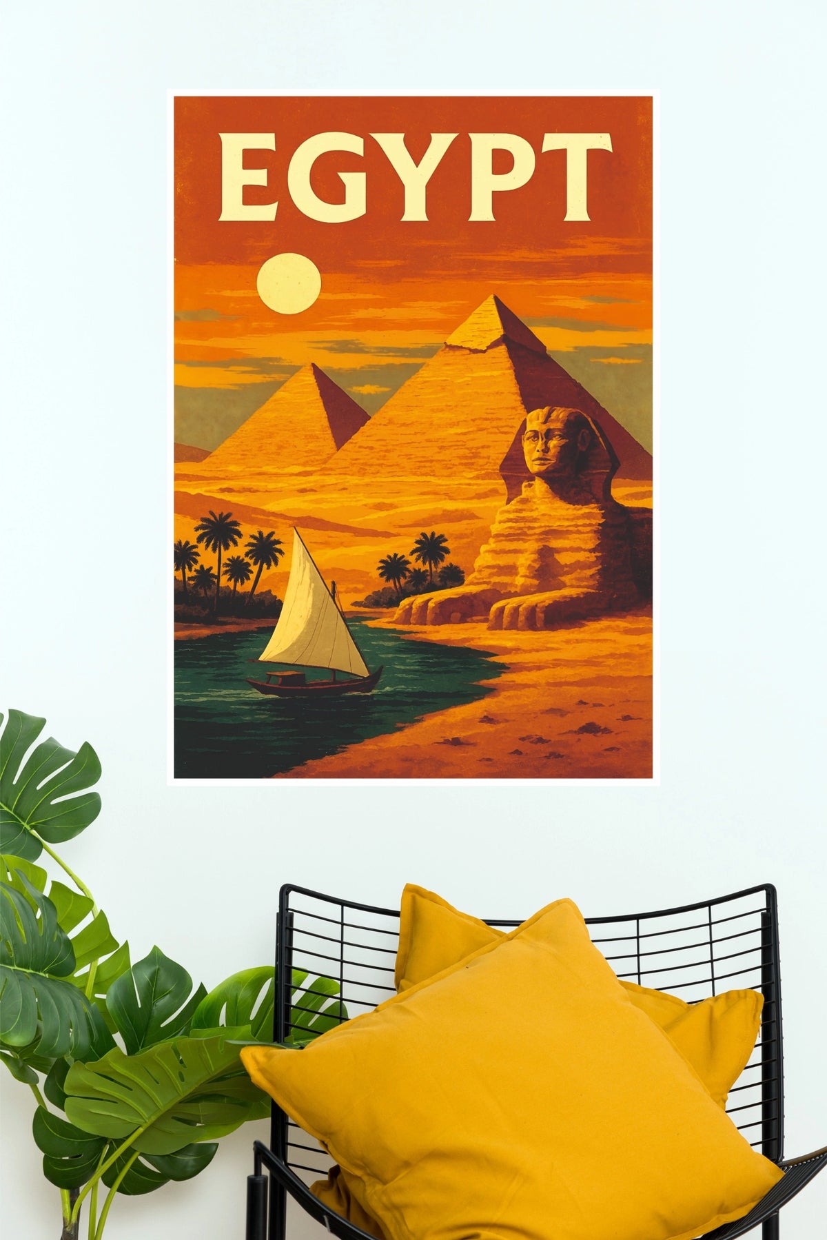 Egypt Secrets Beneath the Sands Vintage Travel Poster  (City Posters)