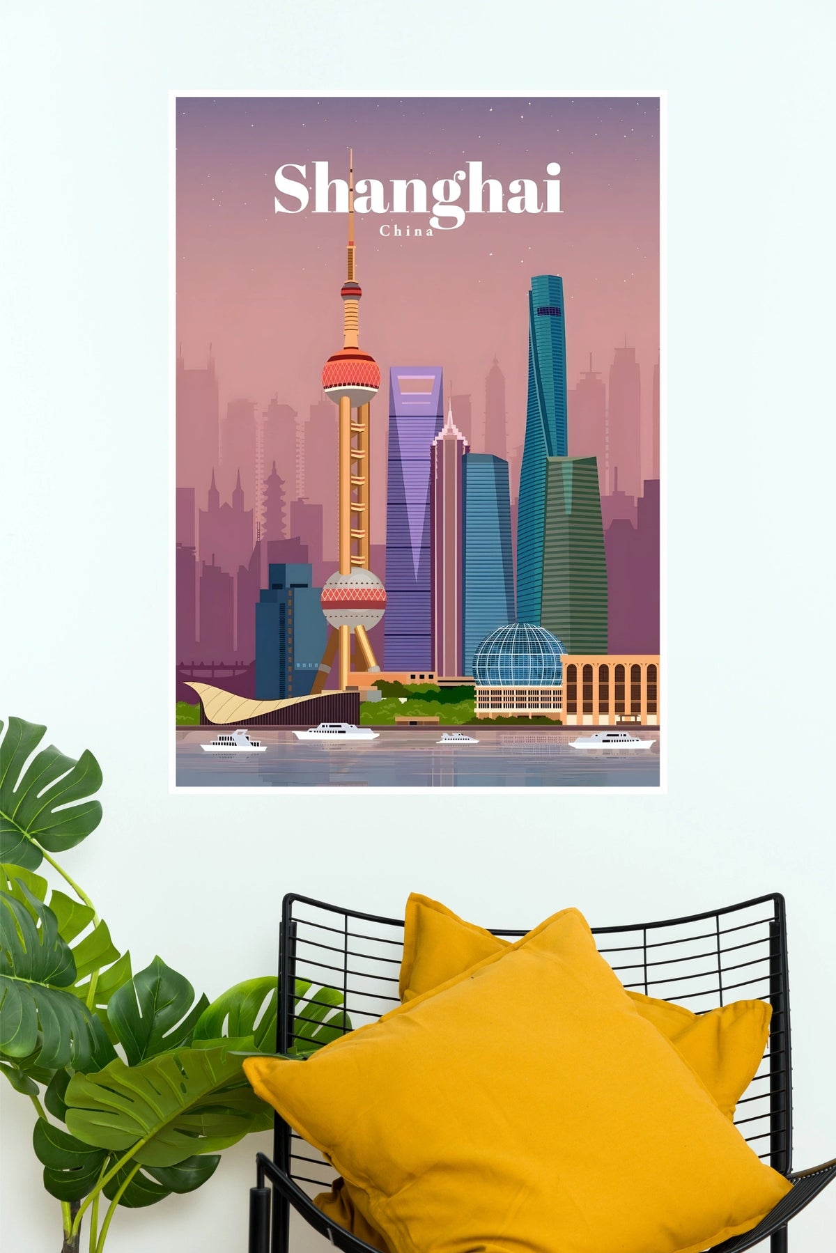Shanghai China Vintage Travel Poster (City Posters)