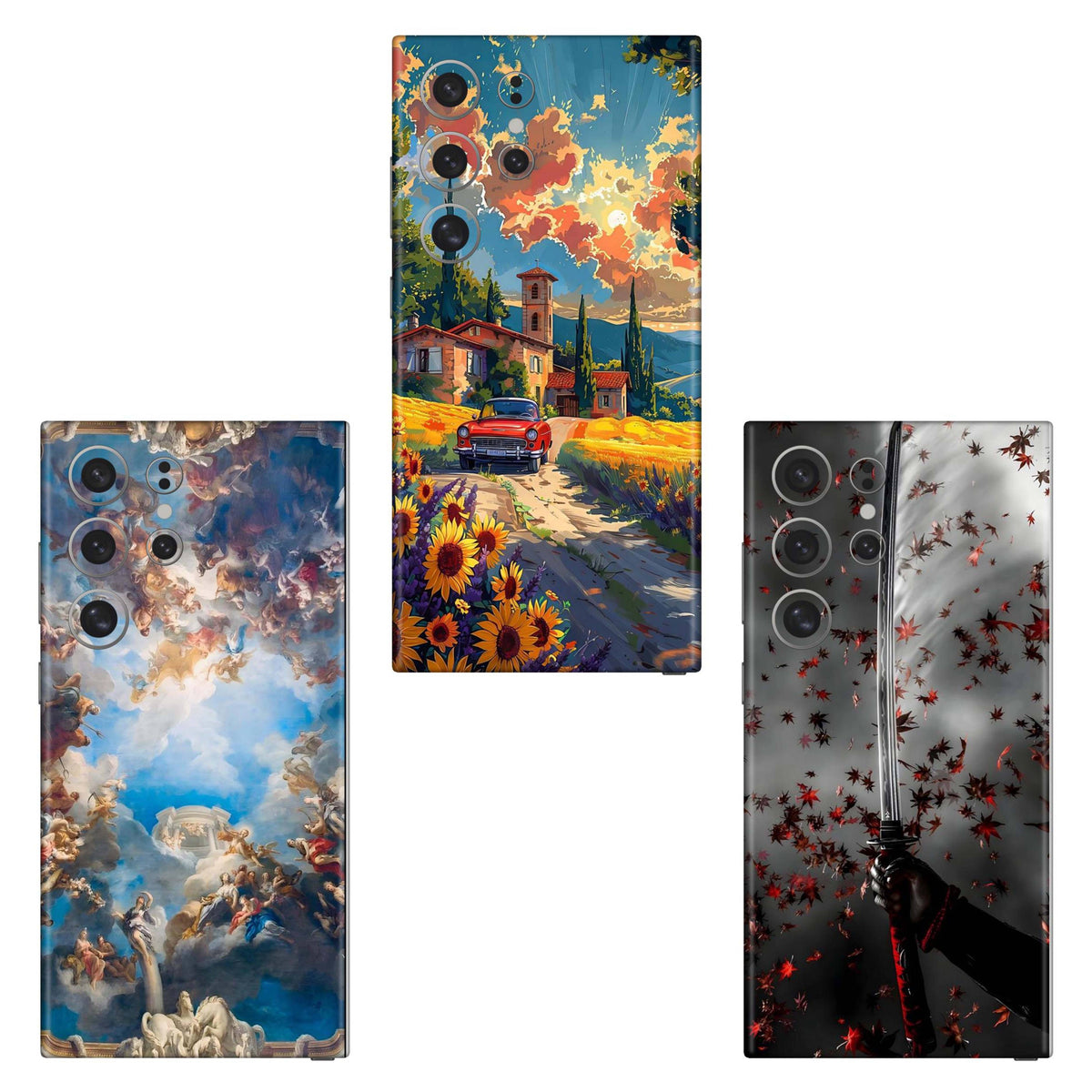 Combo 339 Mobile Skin Pack Of 3 Combo